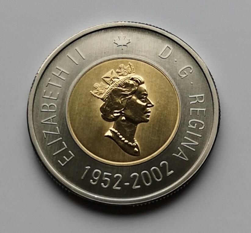 ***  CANADA  TOONIE  2002   ***  SPECIMEN  ***  DOUBLE  DATE  ***