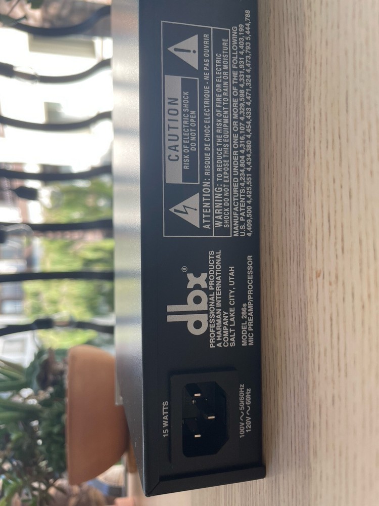 DBX By Harman 286s Microphone Preamp & Channel Strip