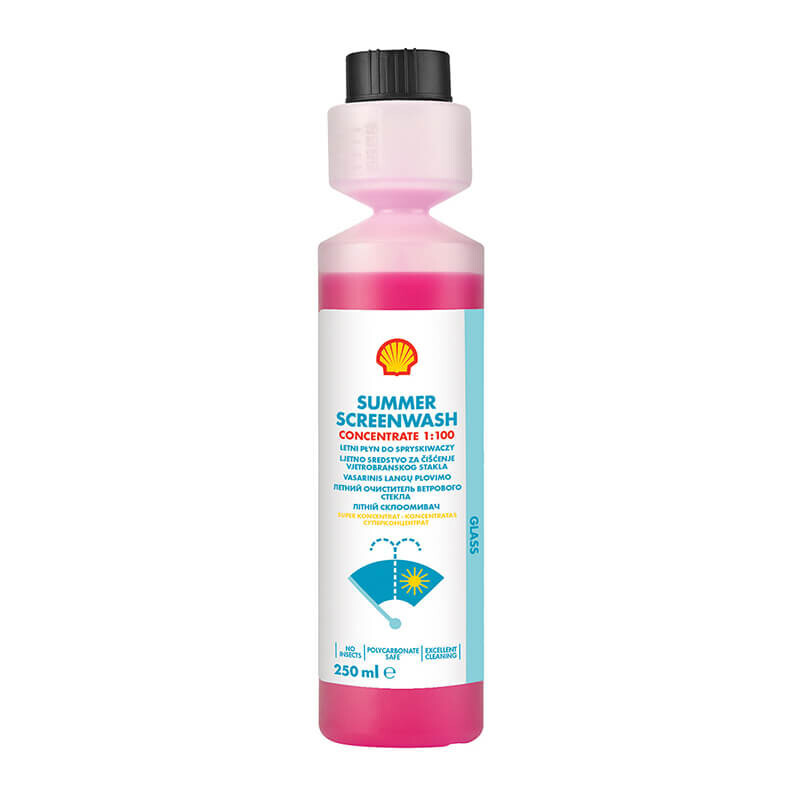 Windshield washer liquid SHELL concentrate 1:100 0,25L SUMMER 870097