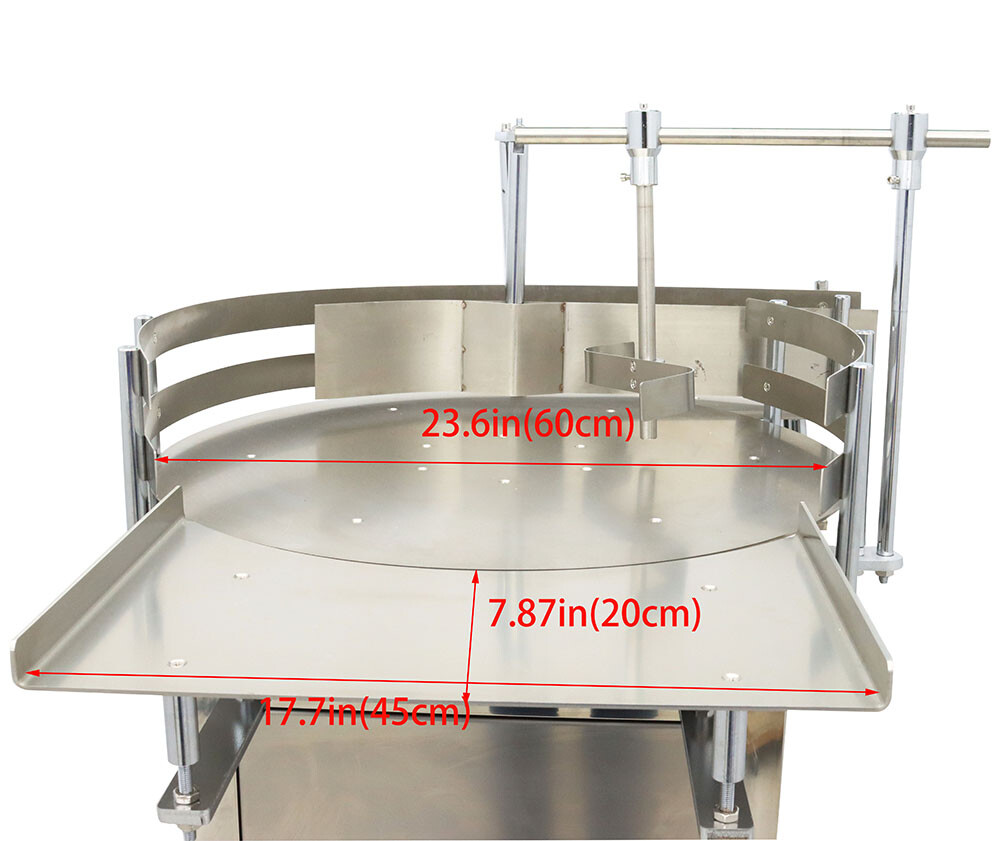 23.6'' Automatic Round Bottle Distributing Machine Bottle Rotary Accumulation