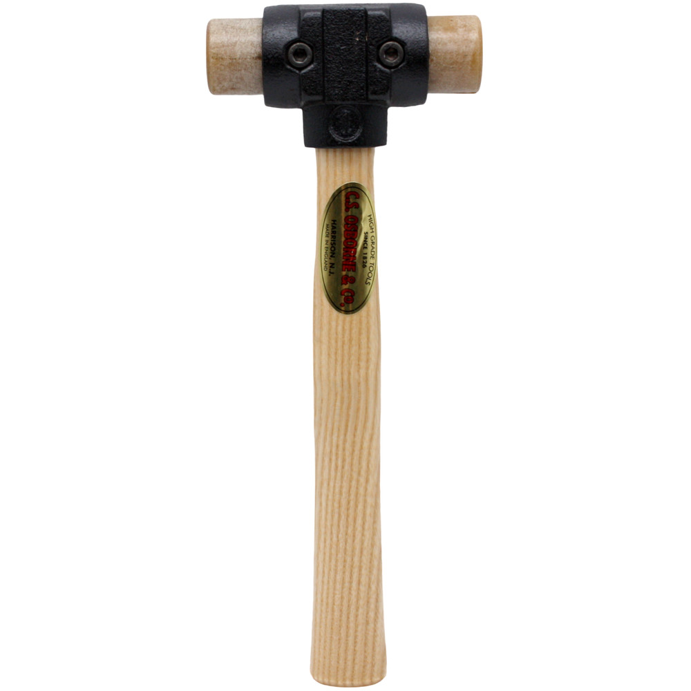 C.S. Osborne #394-1R Rawhide Split Head Hammer Size 1