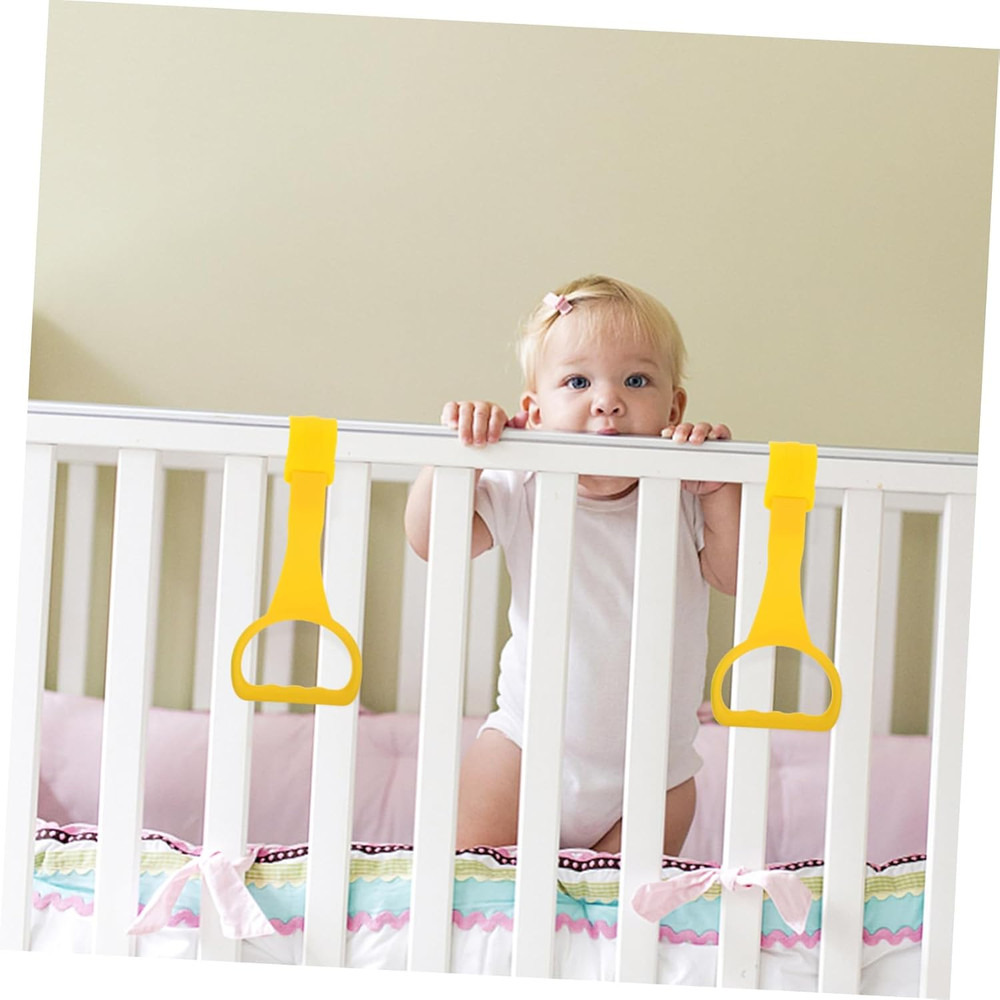 Pull Ring 4Pcs Pull up Rings Learning Standing Portable Hanging Toddler Hand Ran
