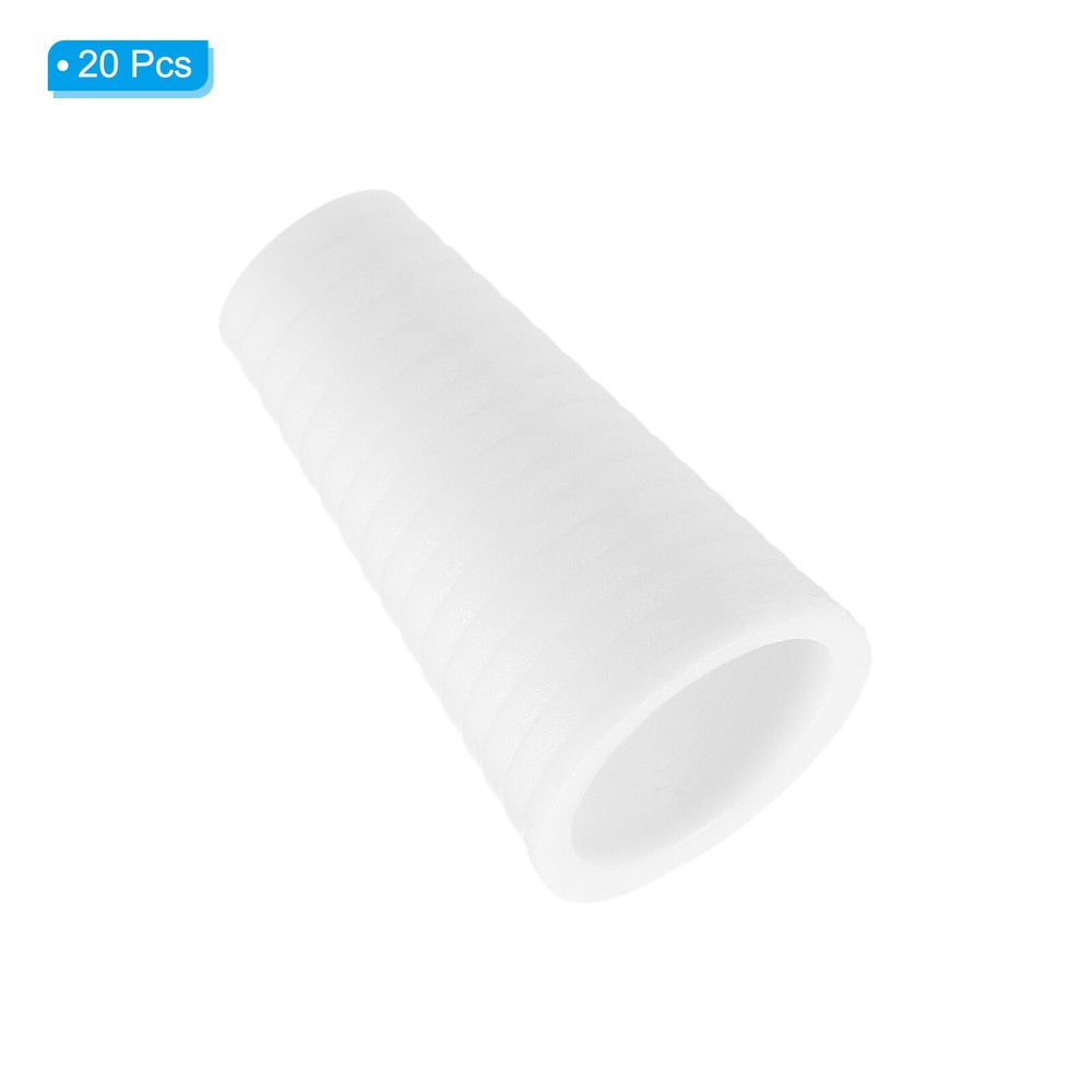 Plastic Window Blind Cord Knobs Drops Pull End, 20Pcs, White