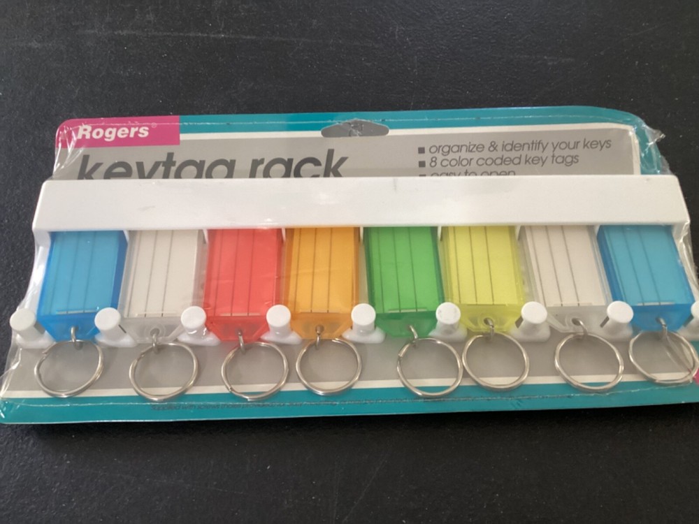 Rogers Key Tag and Storage Rack
