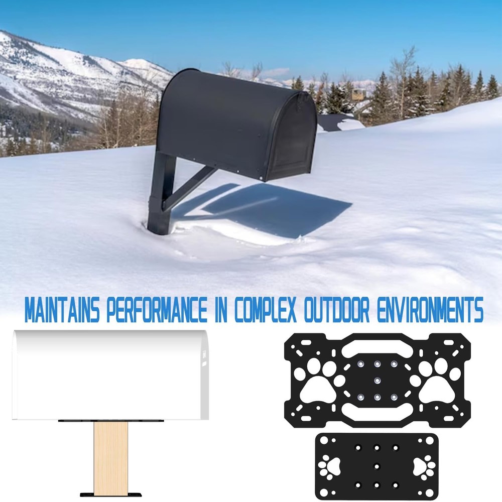 Mailbox Mounting Plate 4X4 Post Mailbox Mounting Bracket Mailbox Mounting Kit...
