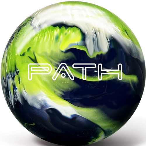 Pyramid Path Navy/Lime Green/White Bowling Ball