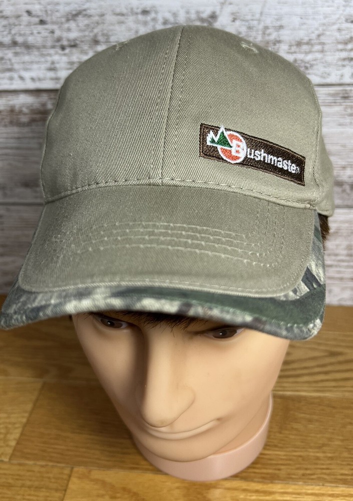 Bushmaster Brown Camouflage Adjustable Strap Cap Hat One Size