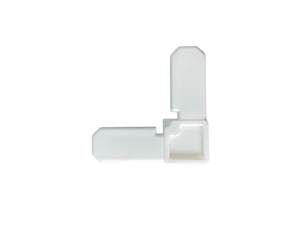 CRL White 5/16" Square Cut Screen Frame Corners - Pack of 100
