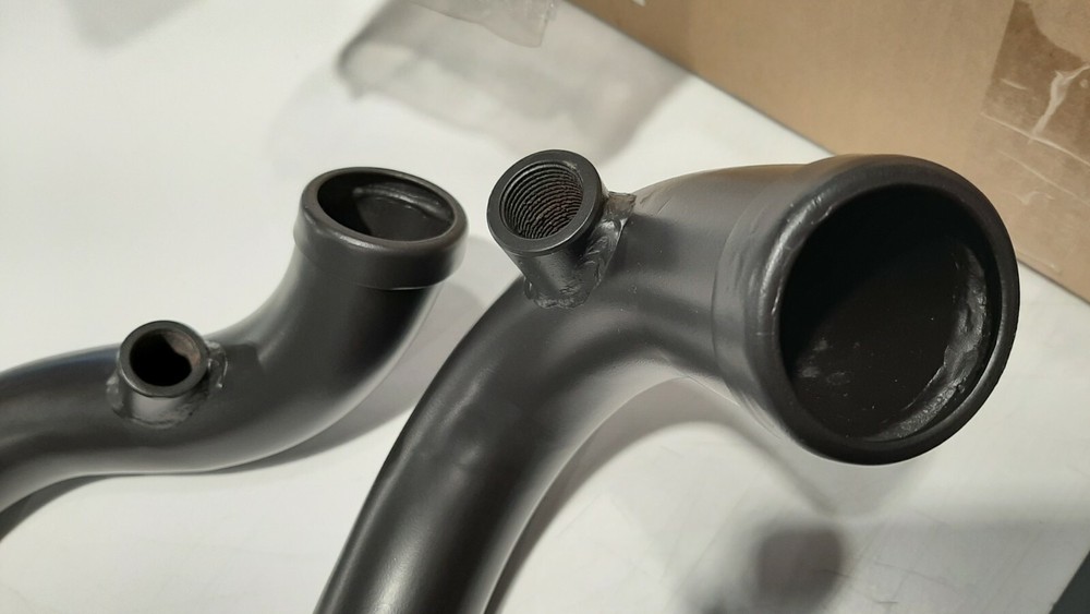 95312 BLACK DOWN DRAFT DRAG PIPES XL 86-ON SET