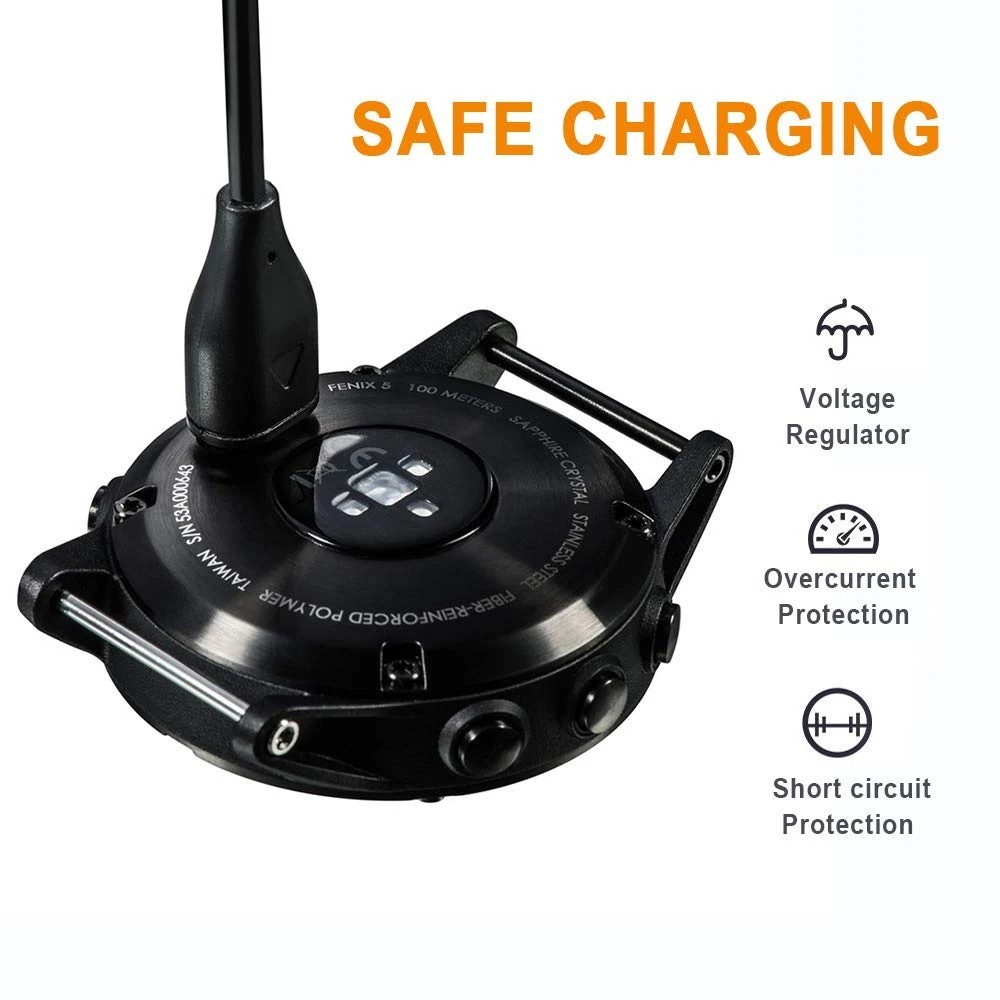 For Garmin Instinct Charger Replacement Charging Cable Cord USB
