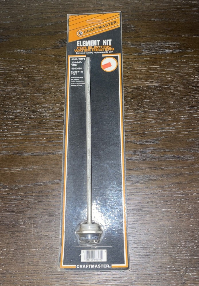 Electric Water Heater Element Kit Part No. 6900686 for 4500 Watt 220-240 Volt