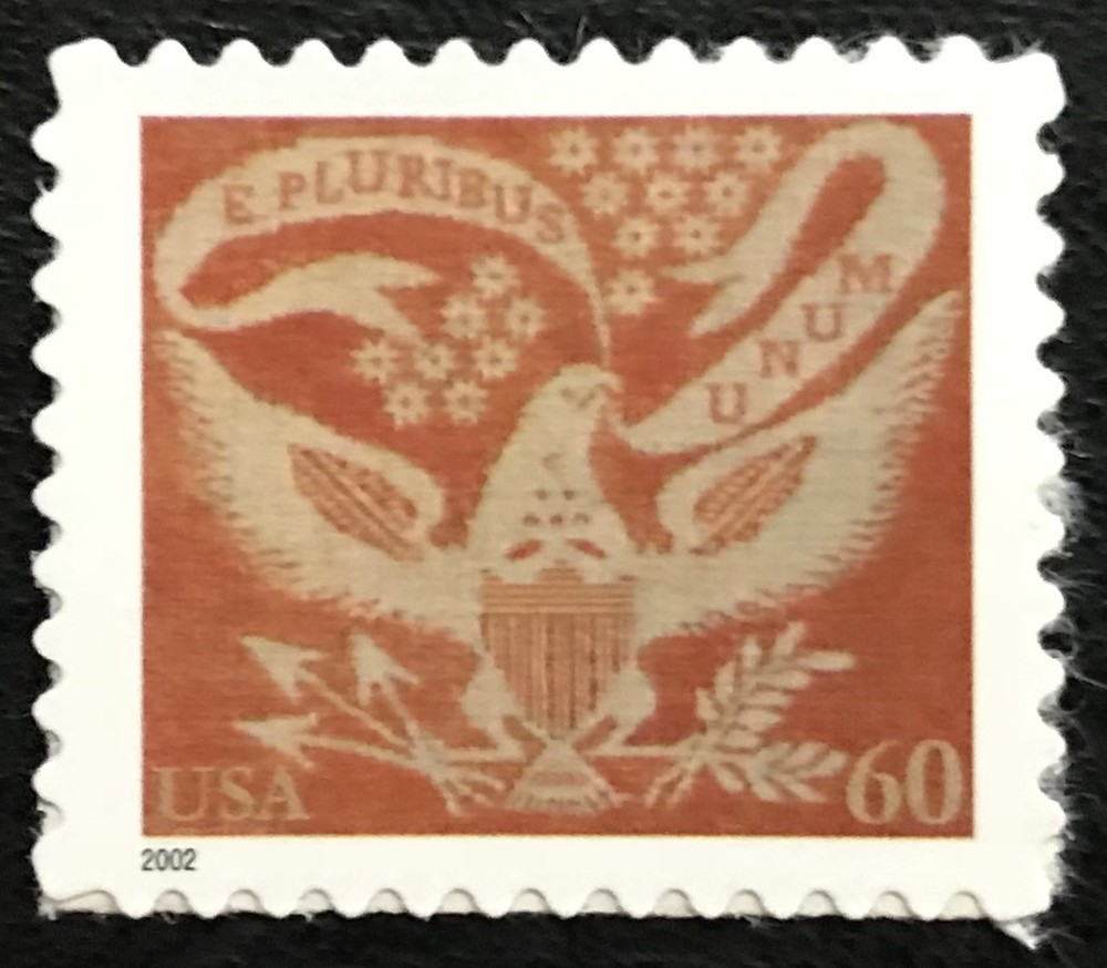2002 Scott #3646 - 60¢ - COVERLET EAGLE - Single Stamp - Mint NH