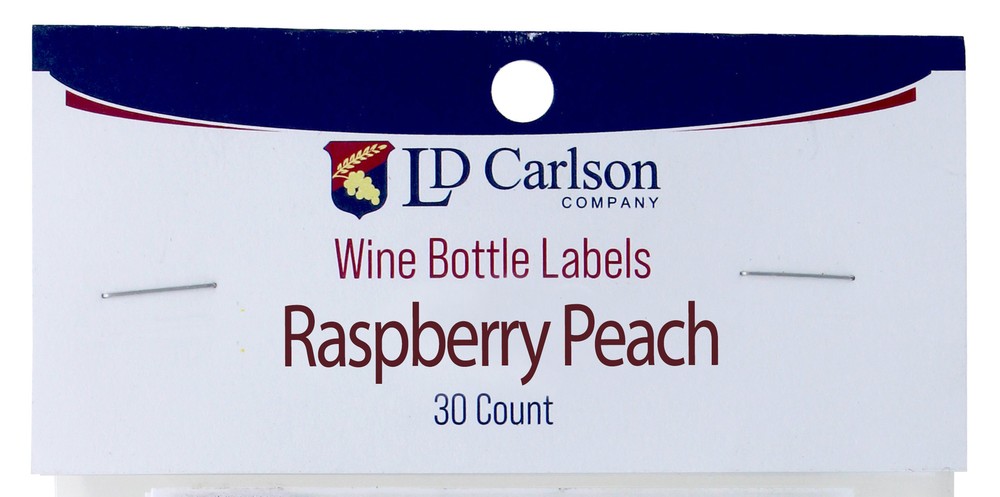 Raspberry Peach Sangria Wine Labels 30/Pack Mist Collection