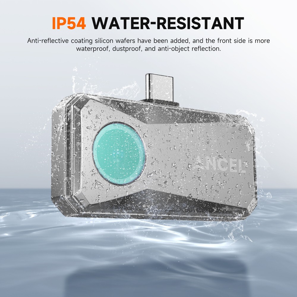 256x192 IR Resolution Rate Thermal imaging Camera Imager for Android Device PC