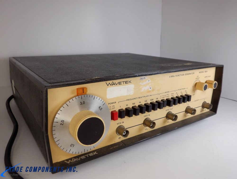 WAVETEK 4MHZ FUNCTION GENERATOR MODEL 182A