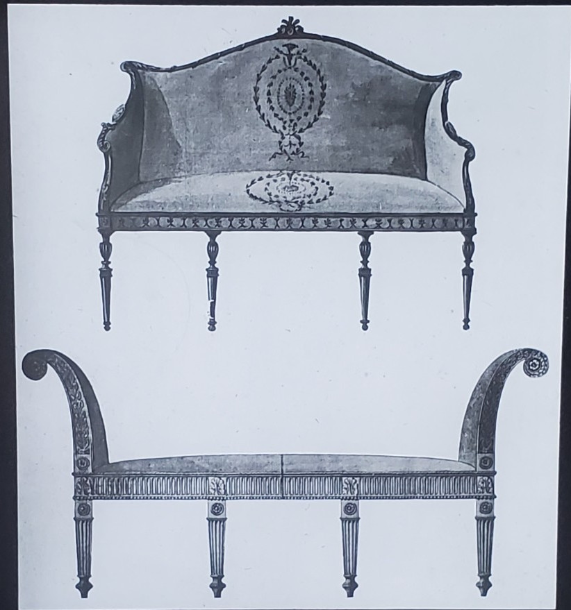 Sofa Designs By Robert Adam, Magic Lantern Glass Slide