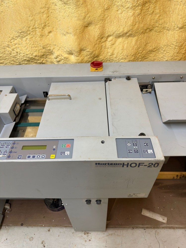 Horizon Stitcher & Folder SPF-20 with HOF Feeder - Working!