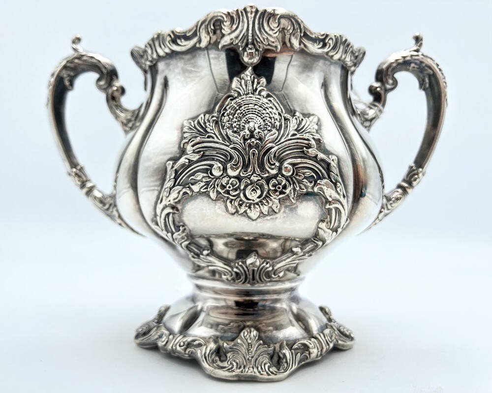 Silver Plate Handled Sugar 'Christopher Wren' by Wallace Silver Co. -A31543