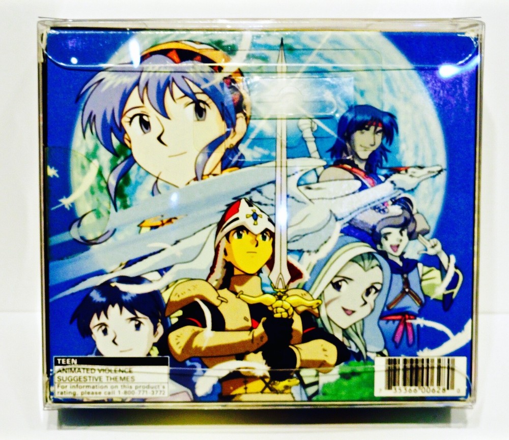 1 Box Protector For LUNAR 1 SILVER STAR STORY Complete Playstation Display Case