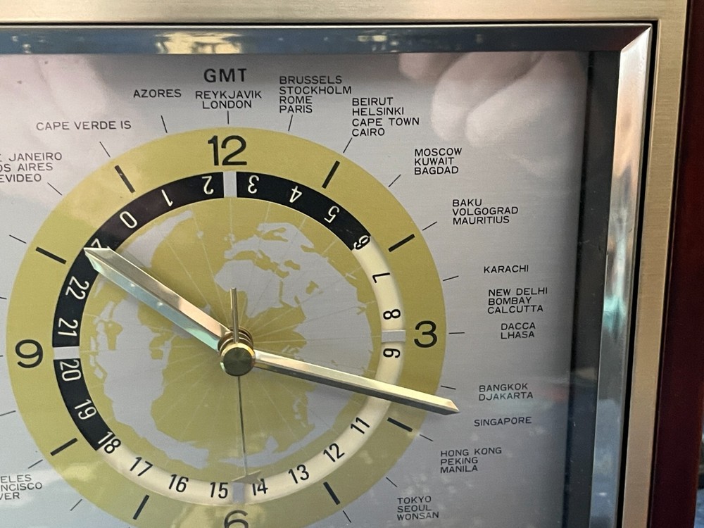 Linden Quartz World Time Clock "Citation" - Style No. 925