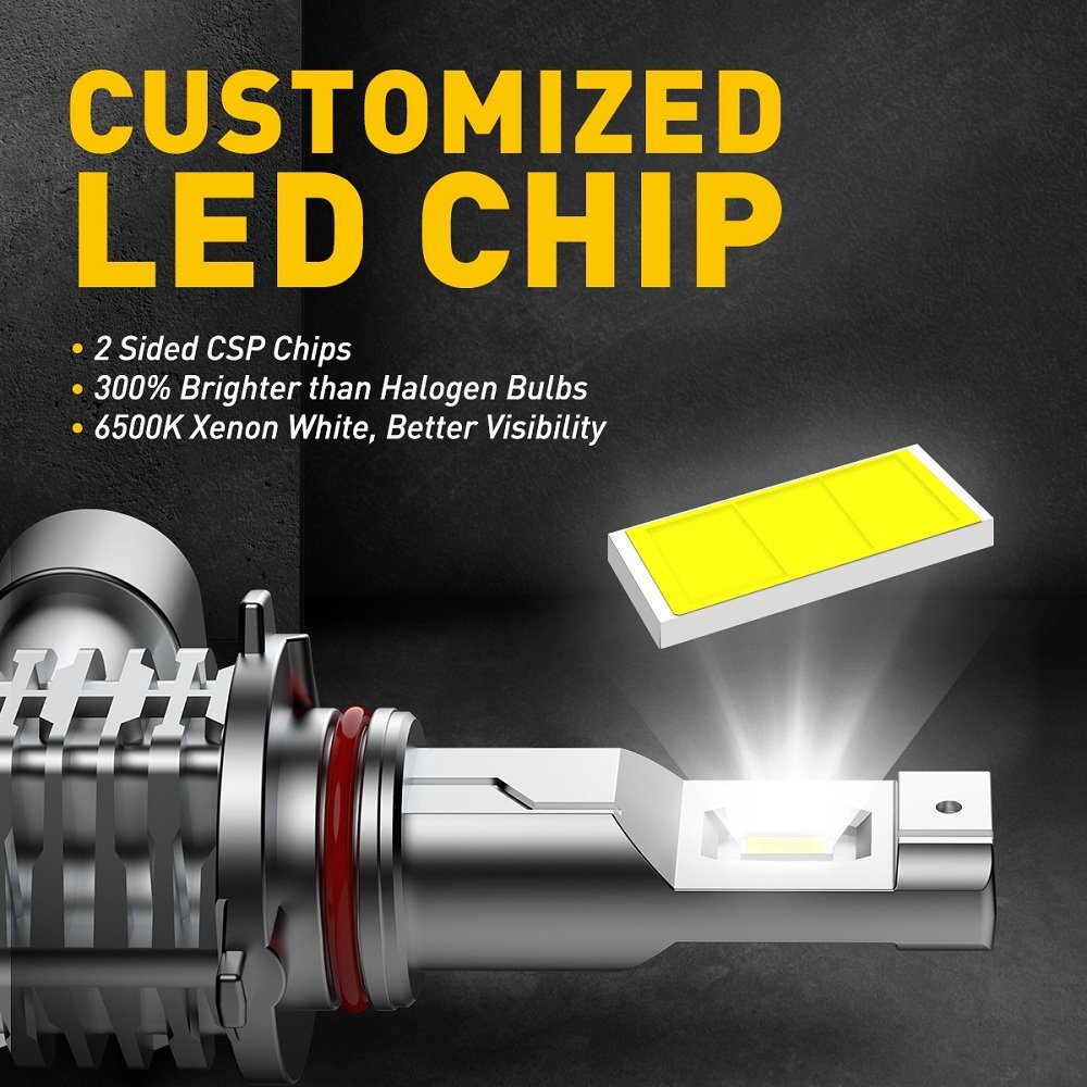 AUXITO 9005 LED Headlight Bulb Conversion Kit High Beam White Super Bright 6500K