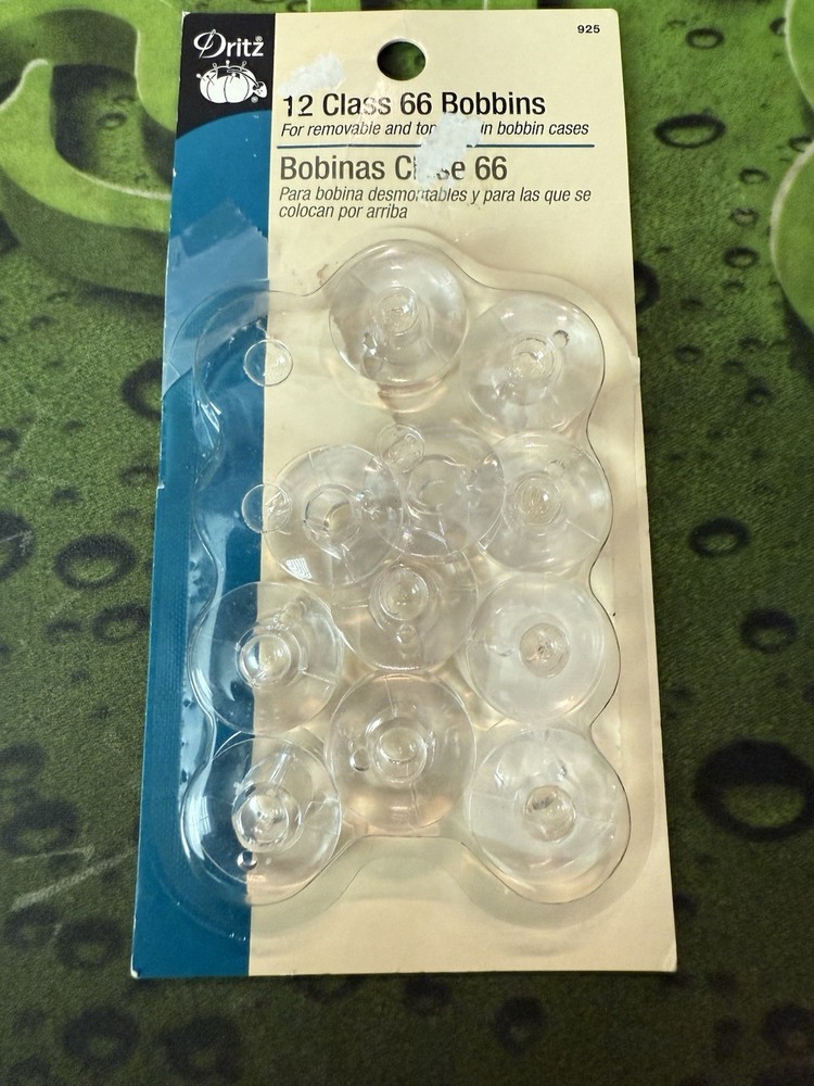 Dritz 11 Class 66 Bobbins Open Package