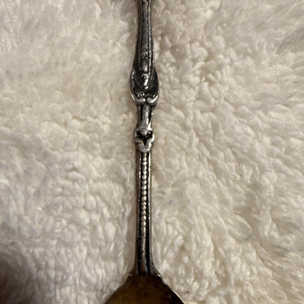 Jerusalem Cross .800 Silver Souvenir Spoon