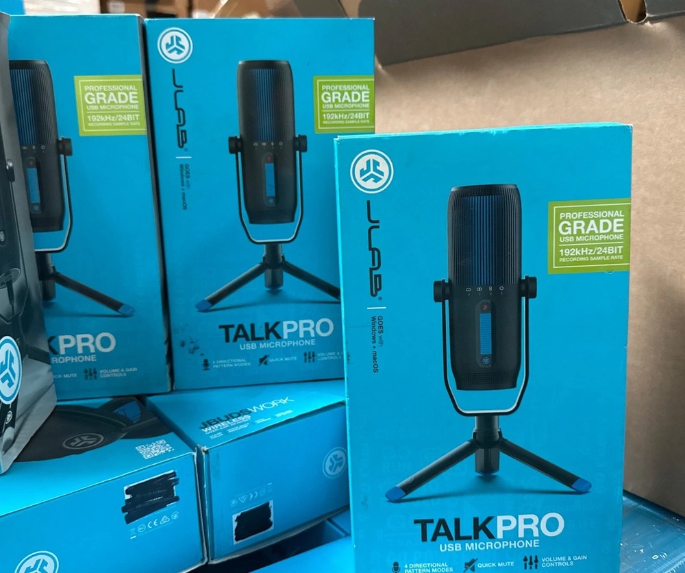 JLab TALK Professional Plug & Play USB Microphone 96kHz/24BIT 4 Directional