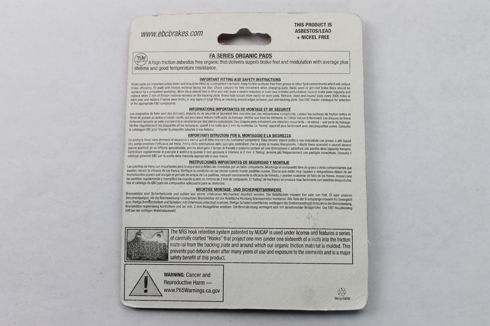 EBC Brake Pads FA179