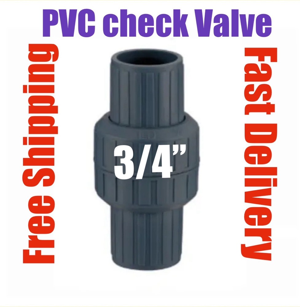 PVC Check valve 3/4” LD