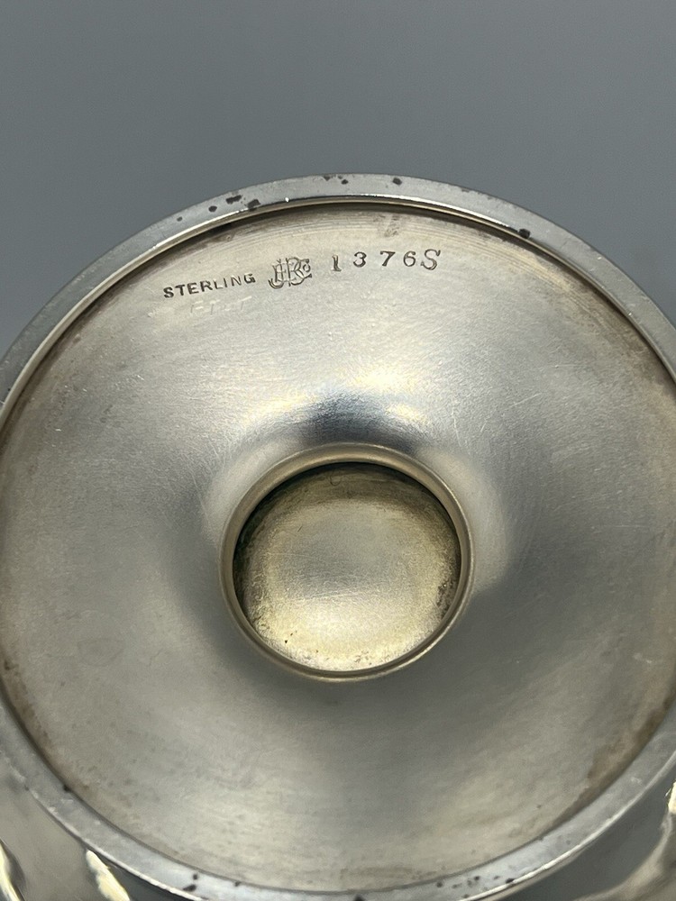 Sterling Silver Vintage Footed Candy Dish 93.7 Grams