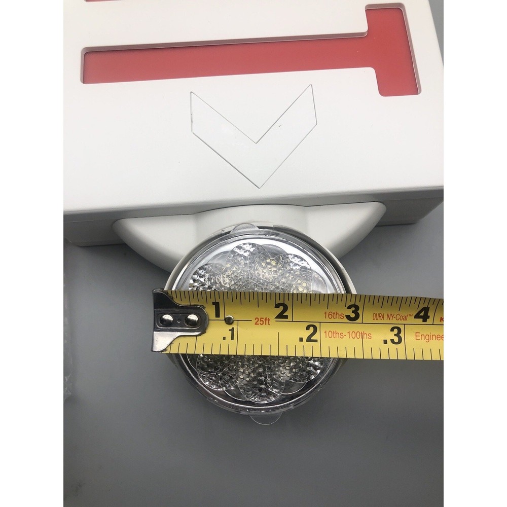 LED Exit Sign Emergency Light Compact Combo single face w/Battery Backup *READ