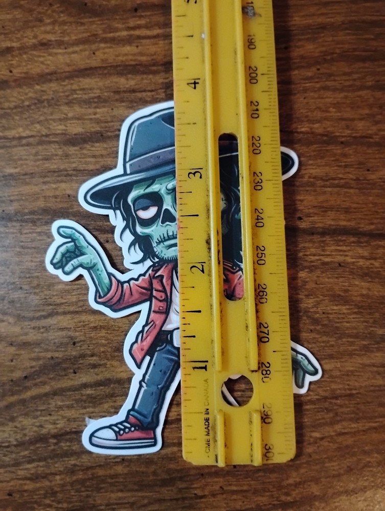 Zombie Michael Jackson Funny Vinyl Decal Sticker