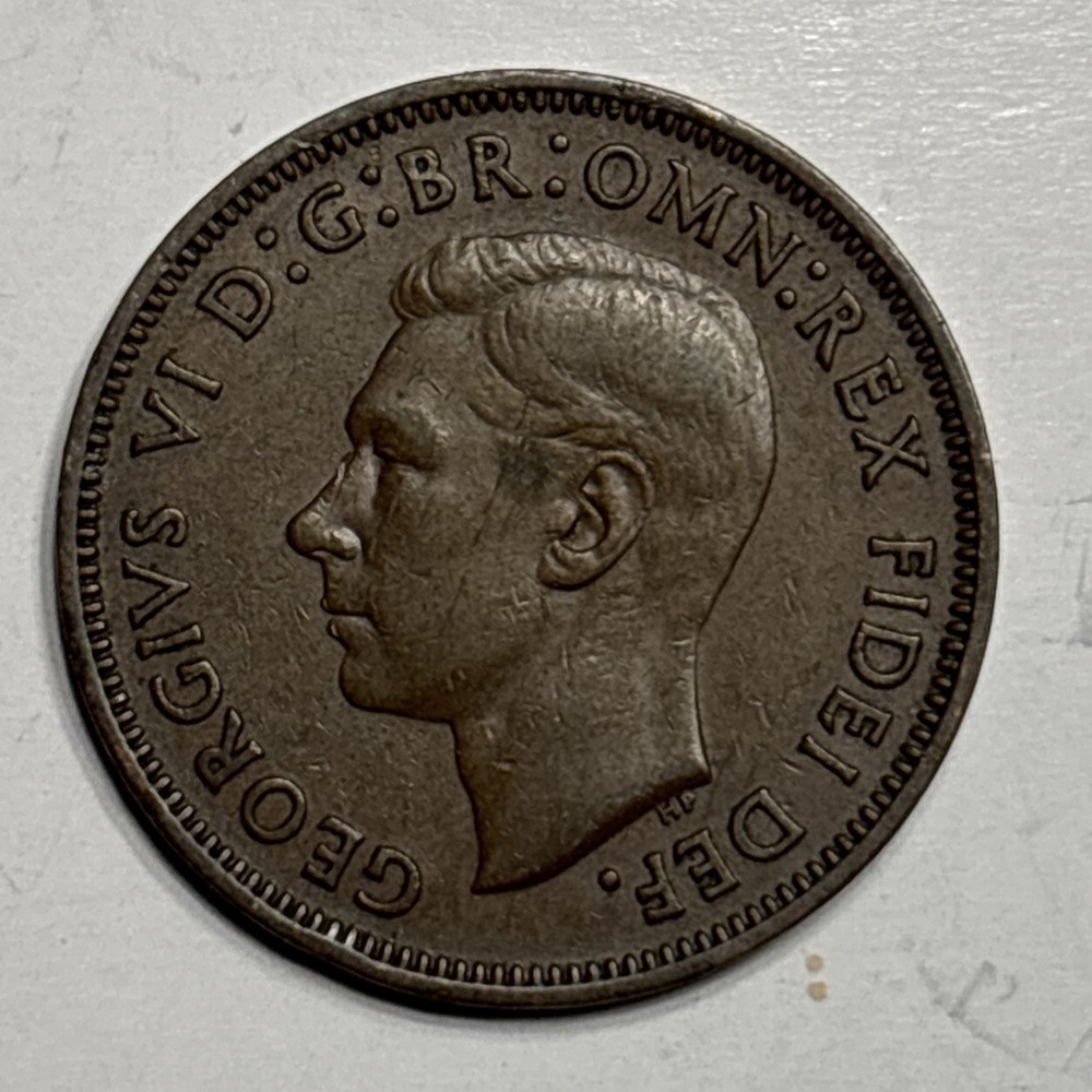1949 Great Britain Half Penny