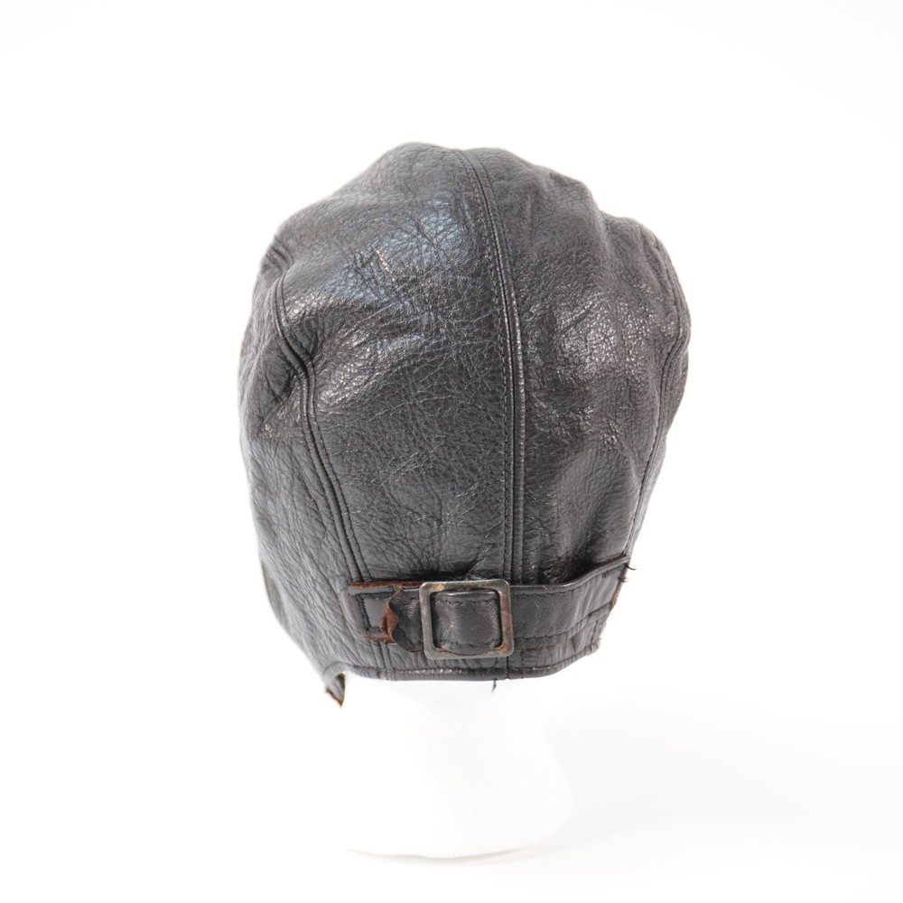 WW2 WWII aviator plane pilot leather helmet