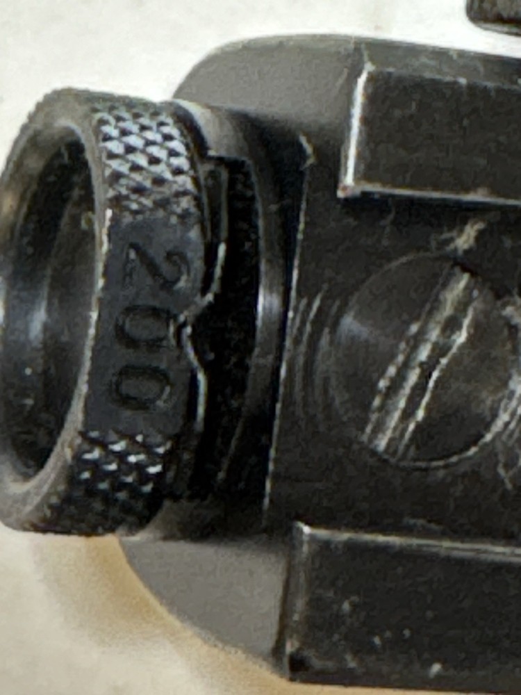 Sako Adjustable Rear Peep Sight 100/200