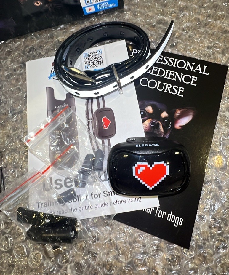 ELECANE HUMANE Training Collar Small Pets 4-20 lbs Rechargeable Remote Control