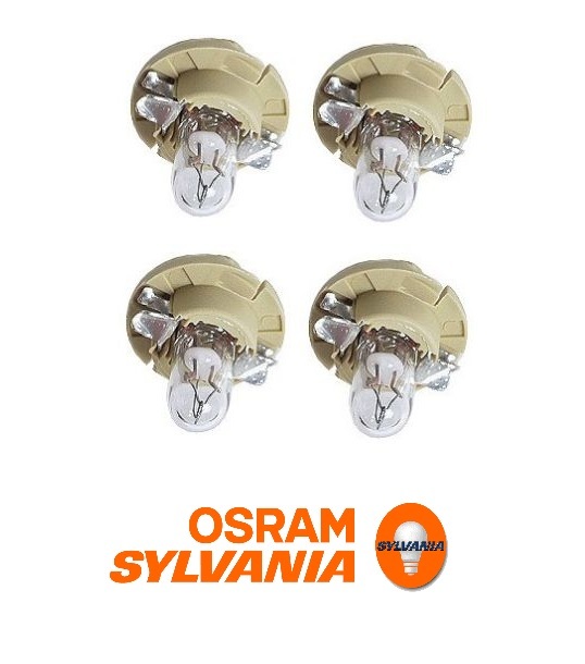 Bulb Dash Instruments Beige Socket x4 Dashboard Panel Gauges OEM For Mercedes