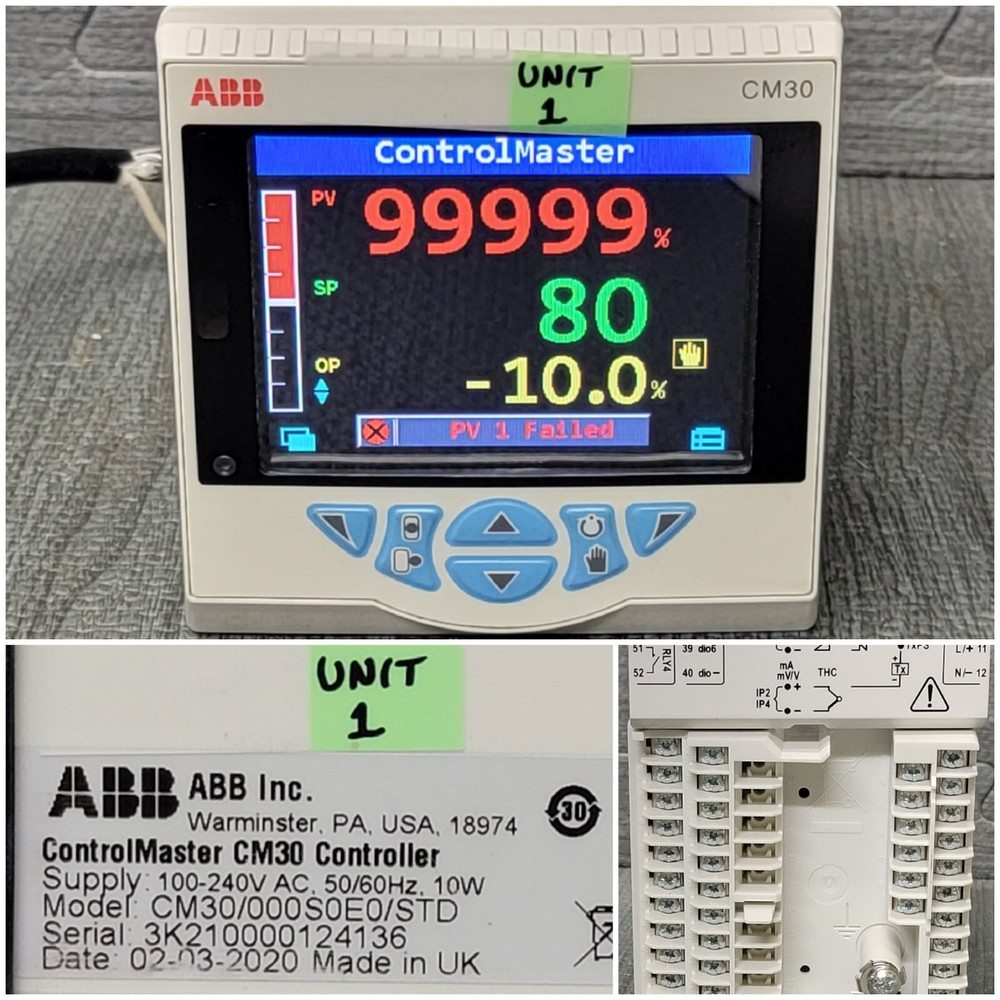ABB CM30/000S0E0/STD ControlMaster CM30 Controller Great Working Condition