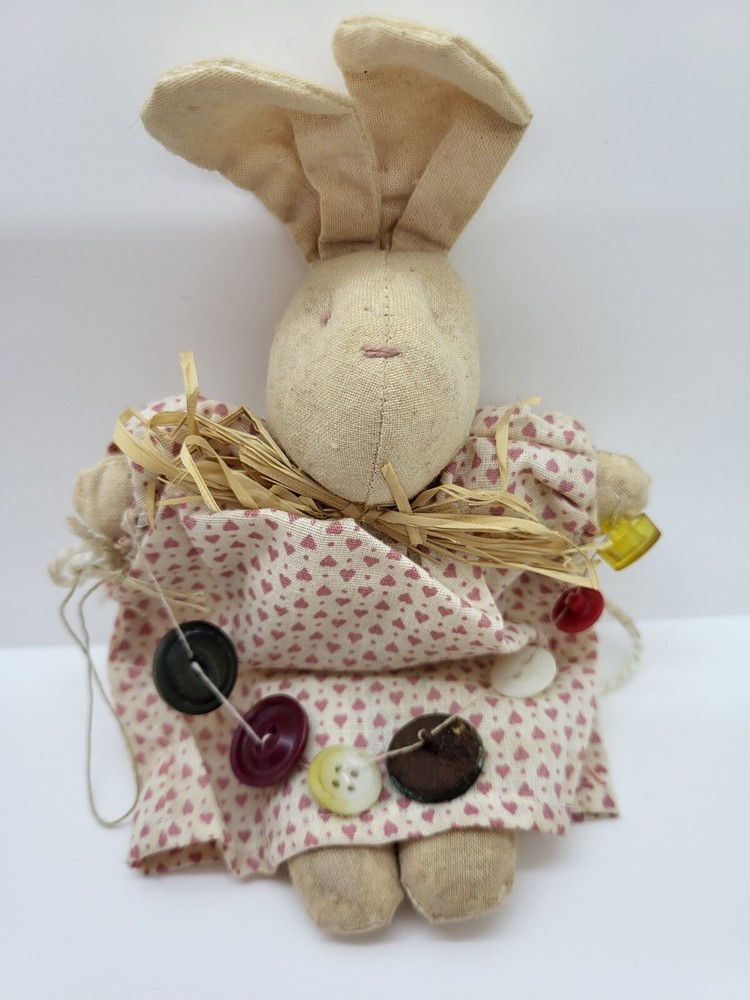 Vintage Primitive Bunny Rabbit 6" Tall