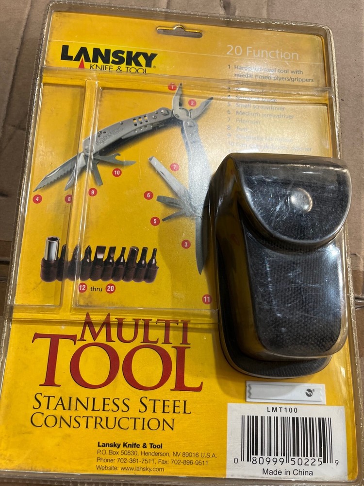 LANSKY INDUSTRIAL 20 FUNCTION MULTI TOOL WITH CASE LMT100