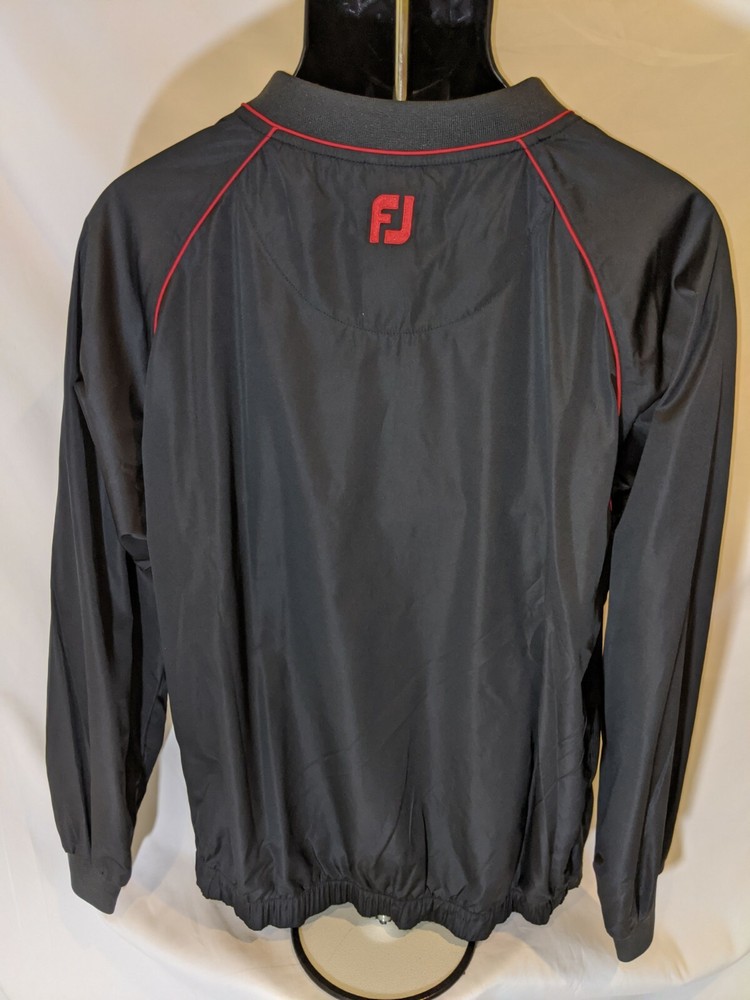 Footjoy Windbreaker Pullover Moss Creek Mens Sz Large Pockets