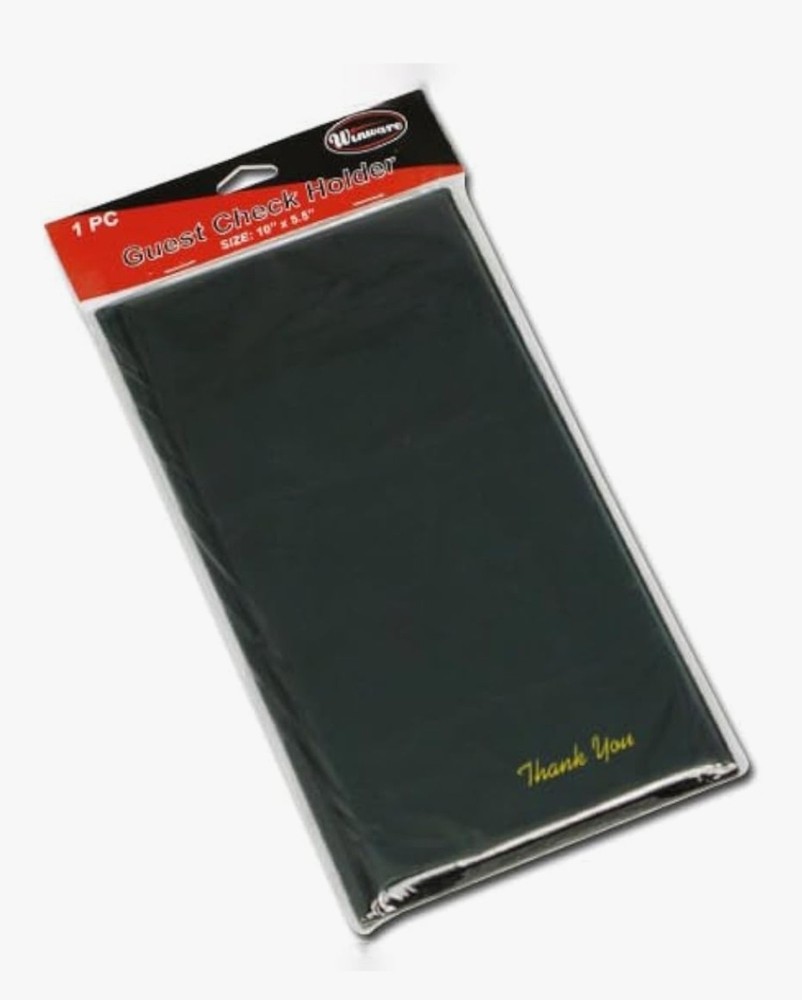 Winware Guest Check Holder Size  10" × 5.5" 10 Pc