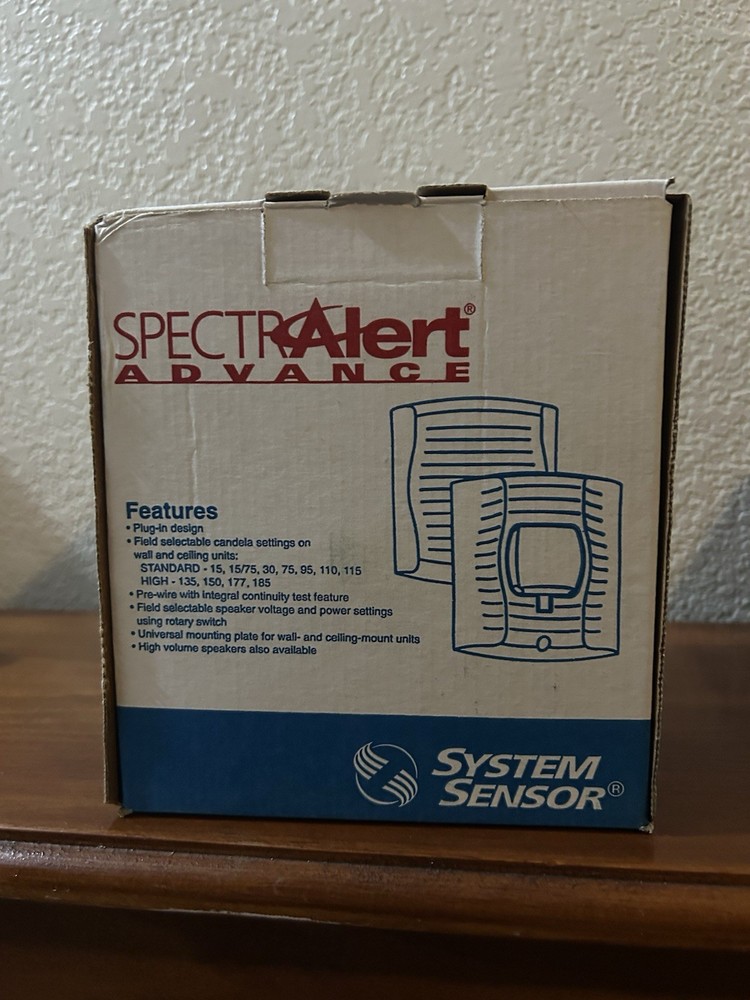 System Sensor SpectrAlert Advance SPSW Wall Speaker Strobe White