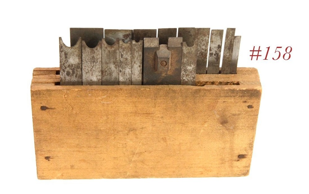 double row box NON NOTCHED STANLEY 45 combination plane irons