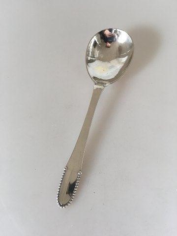 Georg Jensen Sterling Silver Beaded Compote Spoon No 161