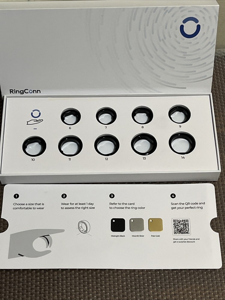RingConn Smart Ring Sizing Kit - Sizes 6 to 14