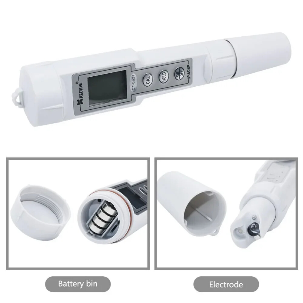CT-6821 Automatic Tool Digital PH Meter Waterproof PH & ORP Meter Portable Pen