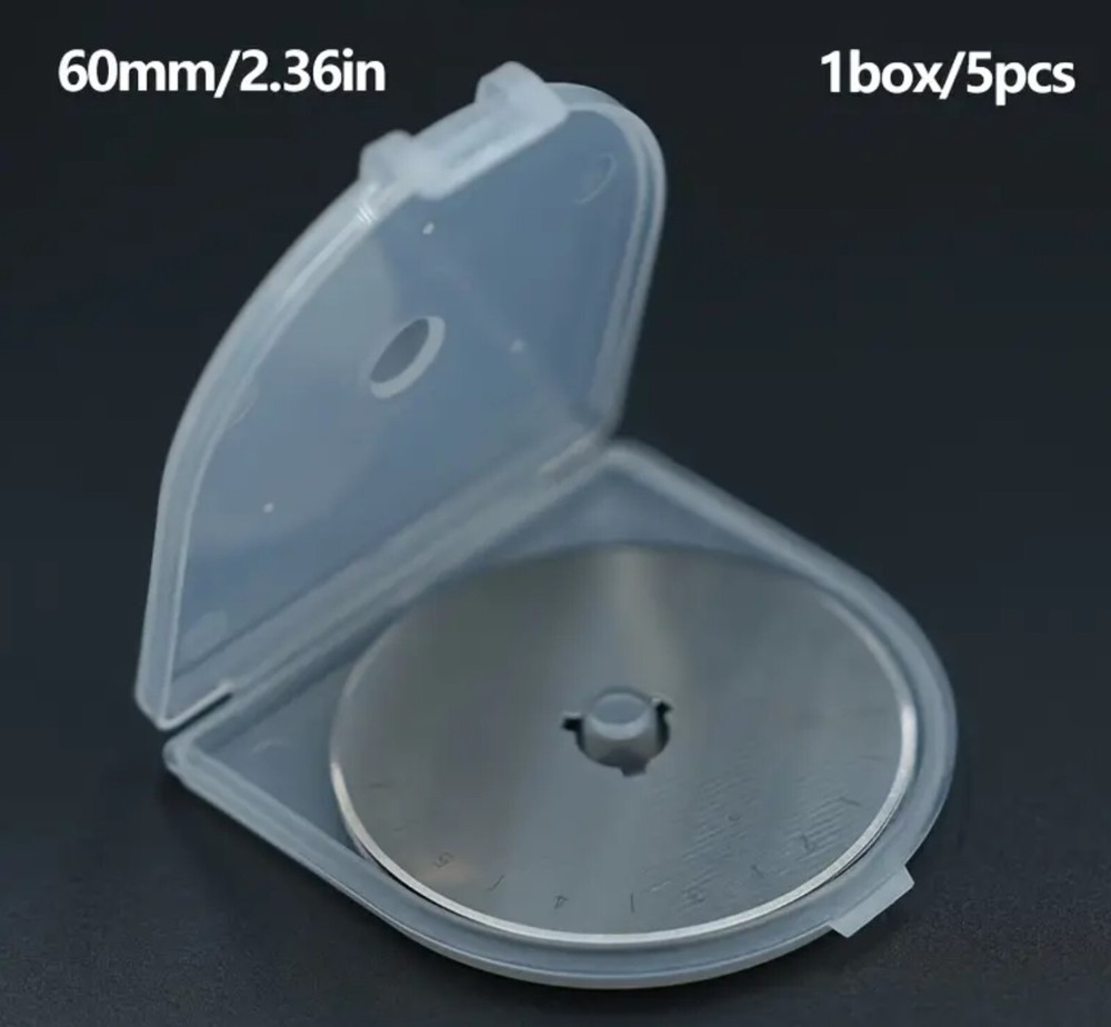 60MM ROTARY CUTTING BLADES - 5 PACK *SHARP!*