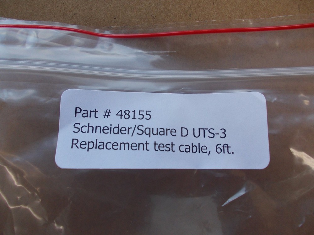 SCHNEIDER / SQUARE D REPLACEMENT CABLE FOR UTS-3 TEST KIT
